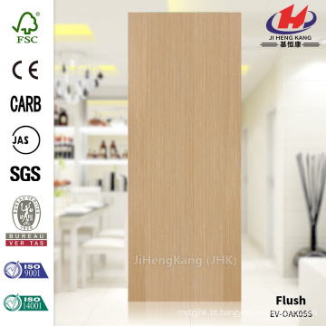 JHK-F01 Outside Flat Melhor HDF Branco Oak05S Contraplacado Fornecedor Porta Pele